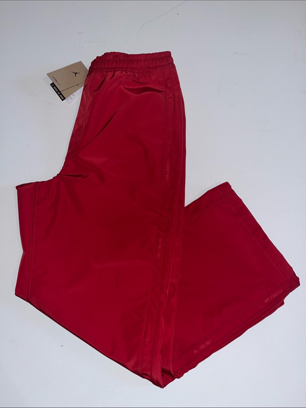 Nike Air Jordan Wings Track Pants Mens M Red Storm Fit Air Jordan on legs $110